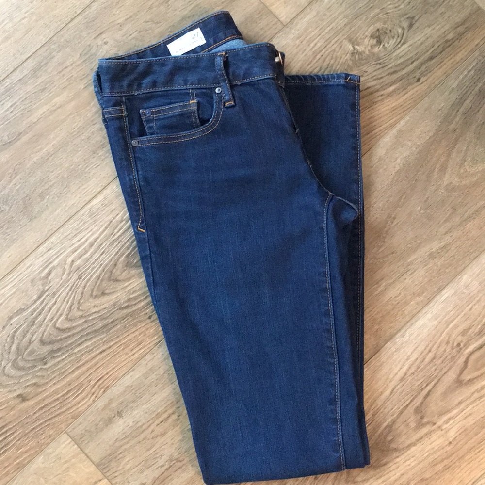 Gap always skinny dark rinse jeans